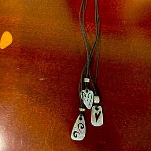 Brighton 3 heart trio necklace